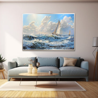 Painting of Sea and Boats